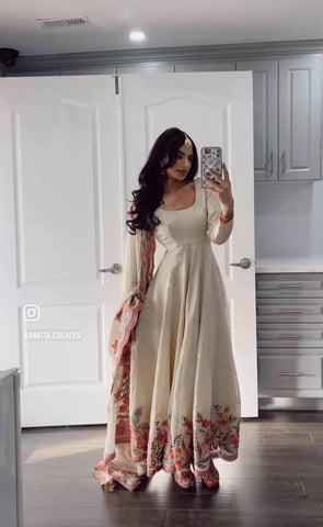 Exquisite Anamika Essence Sindoor Collection in Luxurious Chinon Silk