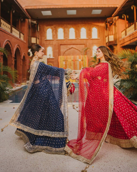 Elegant Embroidered Anarkali Suit with Dupatta
