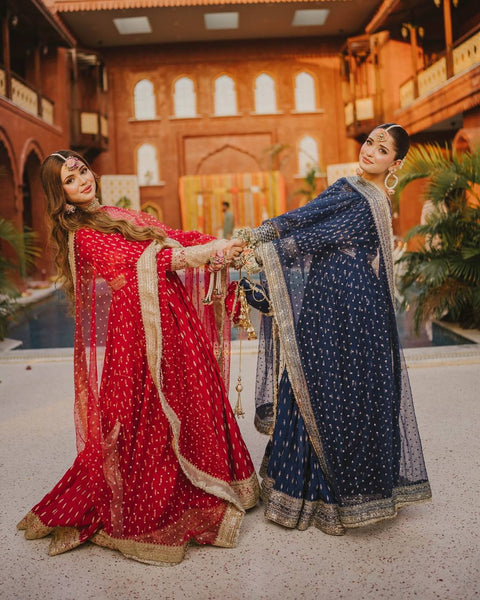 Elegant Embroidered Anarkali Suit with Dupatta