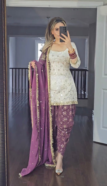 Blooming Grace Patiala Suit - A Fresh Take on Traditional Indian Attire