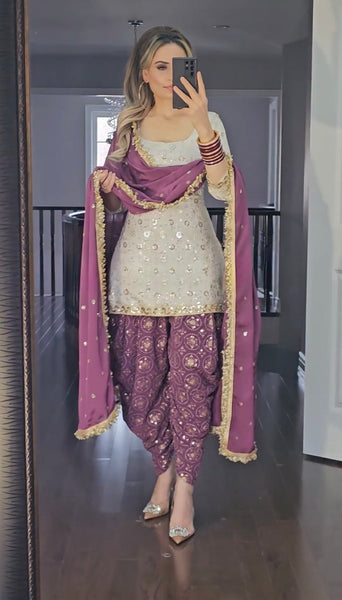 Blooming Grace Patiala Suit - A Fresh Take on Traditional Indian Attire