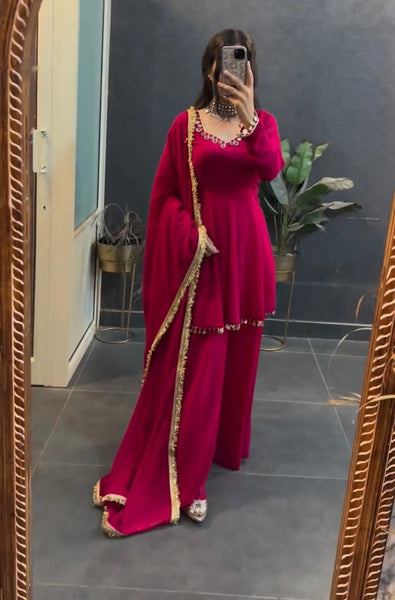 "Pink Grace: A Flowy  Minimalist Charm"