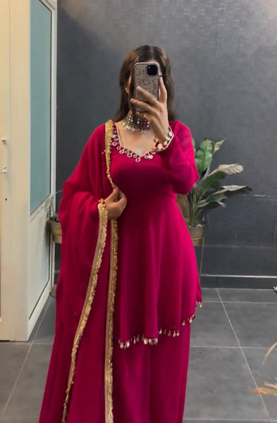 "Pink Grace: A Flowy  Minimalist Charm"