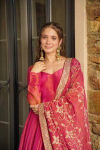 Majestic Muse Pink Anarkali Suit - Regal Celebrations Wear