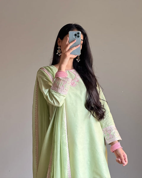 Enchanted Elegance High-End Selfie Suit - Maska Cotton Collection