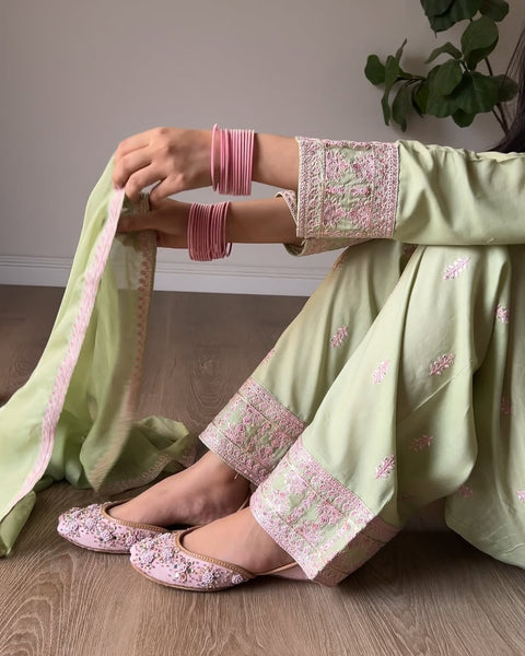 Enchanted Elegance High-End Selfie Suit - Maska Cotton Collection