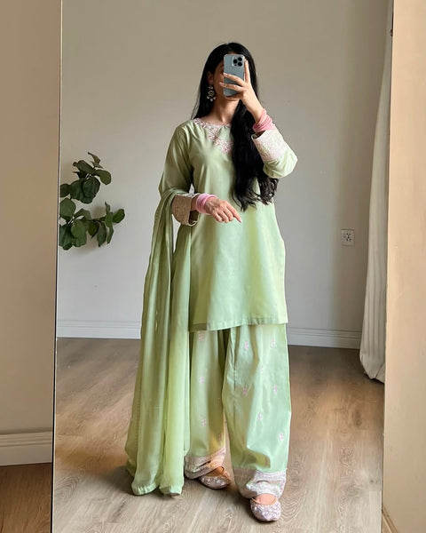 Enchanted Elegance High-End Selfie Suit - Maska Cotton Collection