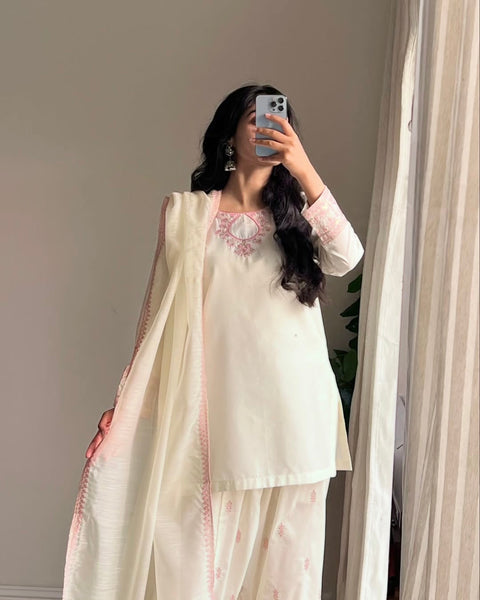 Enchanted Elegance High-End Selfie Suit - Maska Cotton Collection