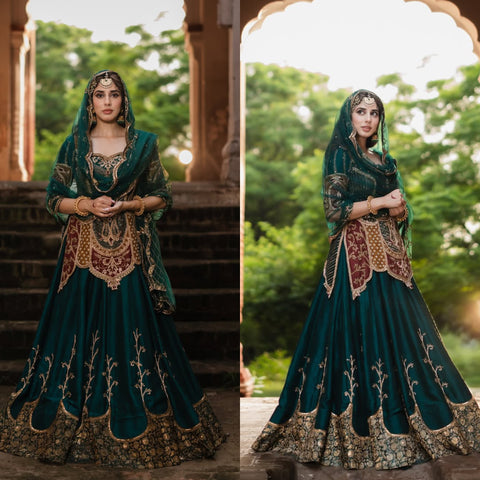 Celestial Bride Indian Wedding Lehenga Suit - Ultimate Luxury Fashion