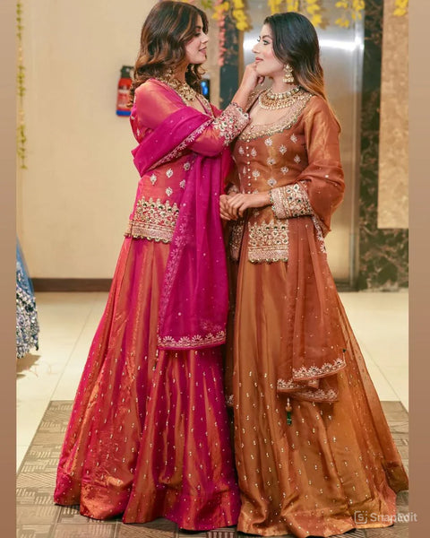 Glamorous Harmony Majestic Gold Lehenga Suit - Ultimate Fashion Statement