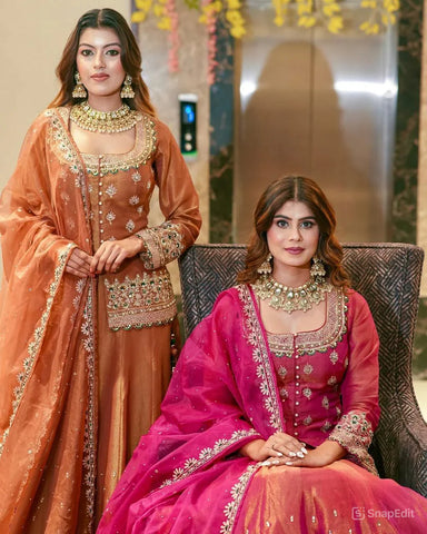Glamorous Harmony Majestic Gold Lehenga Suit - Ultimate Fashion Statement