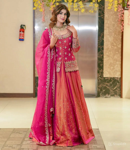 Glamorous Harmony Majestic Gold Lehenga Suit - Ultimate Fashion Statement